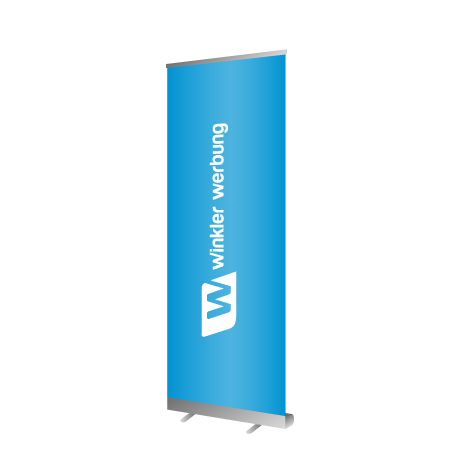 Roll-Up Budget | B 85 cm x H 200 cm | einseitig bedruckt