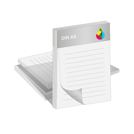 Blöcke ohne Deckblatt | DIN A5 | beidseitig bedruckt